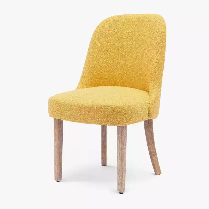 WestinTrends Mid-Century Modern Upholstered Boucle Dining Chair