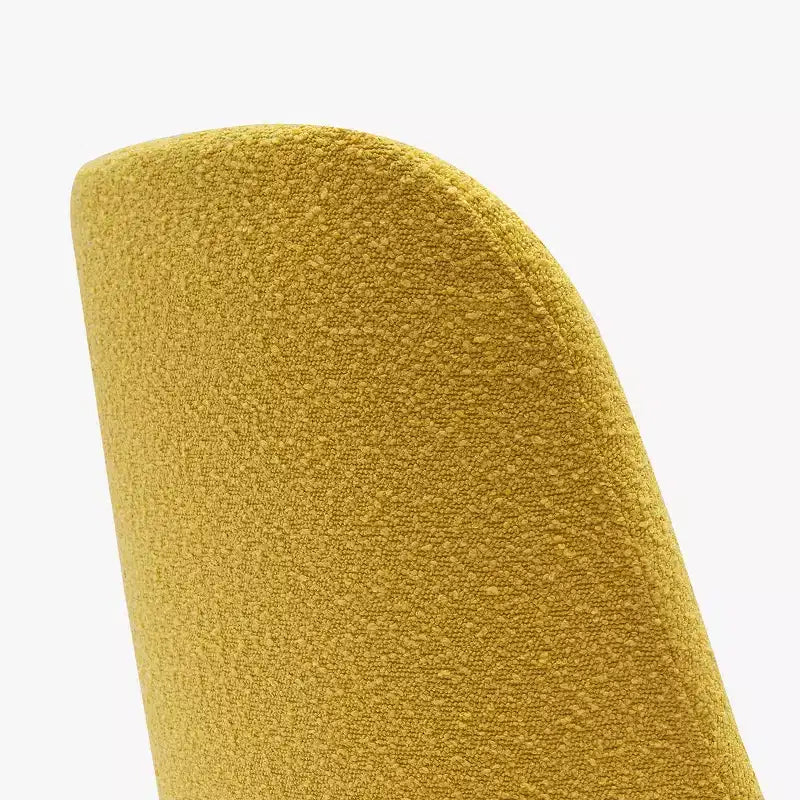 WestinTrends Mid-Century Modern Upholstered Boucle Dining Chair