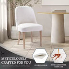 WestinTrends Mid-Century Modern Upholstered Boucle Dining Chair