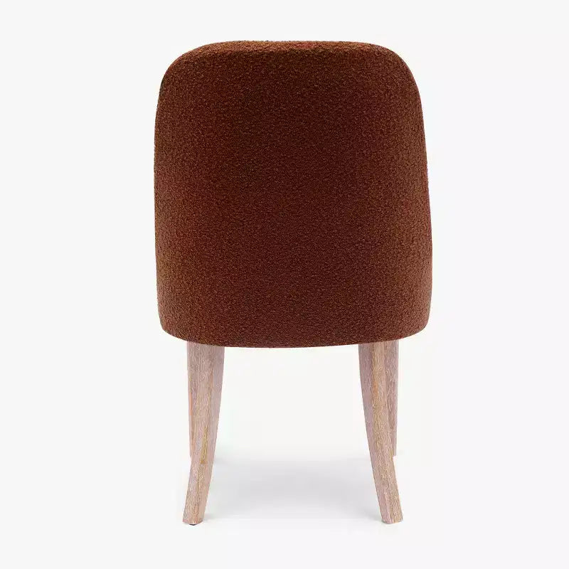 WestinTrends Mid-Century Modern Upholstered Boucle Dining Chair