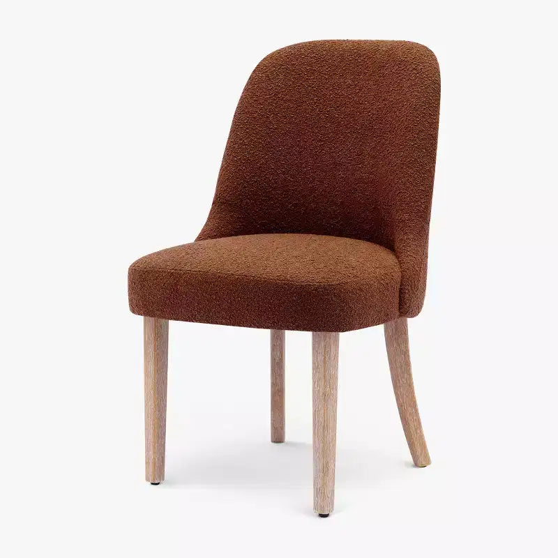 WestinTrends Mid-Century Modern Upholstered Boucle Dining Chair