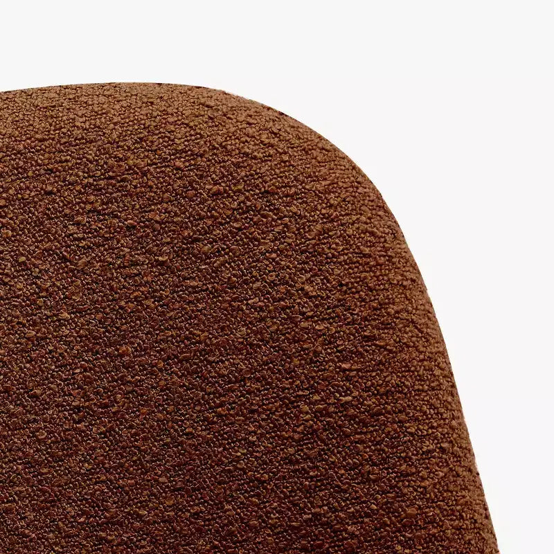 WestinTrends Mid-Century Modern Upholstered Boucle Dining Chair