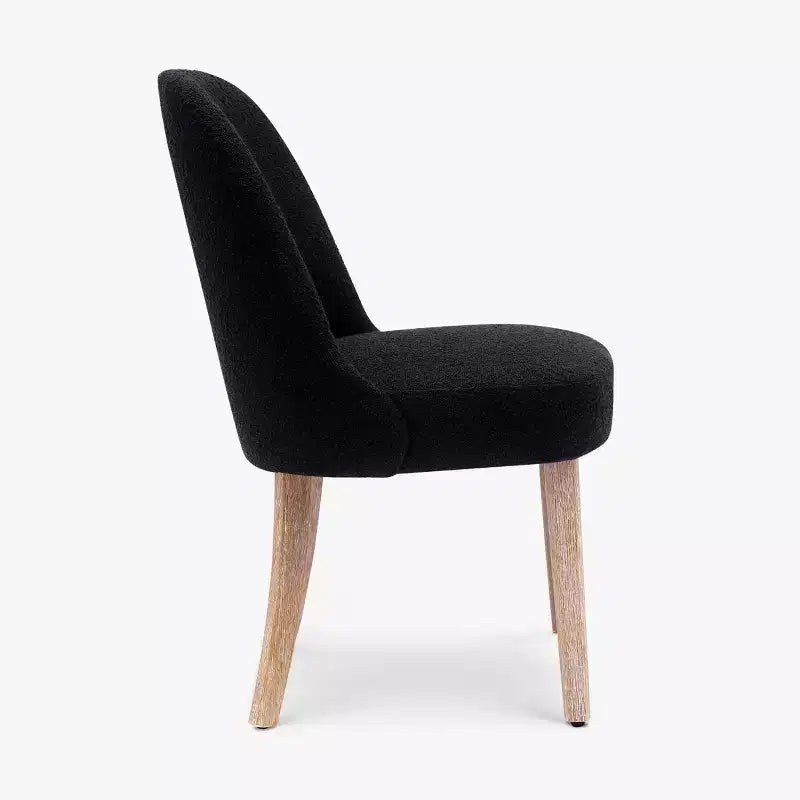 WestinTrends Mid-Century Modern Upholstered Boucle Dining Chair