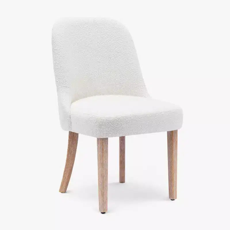 WestinTrends Mid-Century Modern Upholstered Boucle Dining Chair