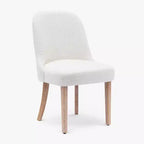 WestinTrends Mid-Century Modern Upholstered Boucle Dining Chair