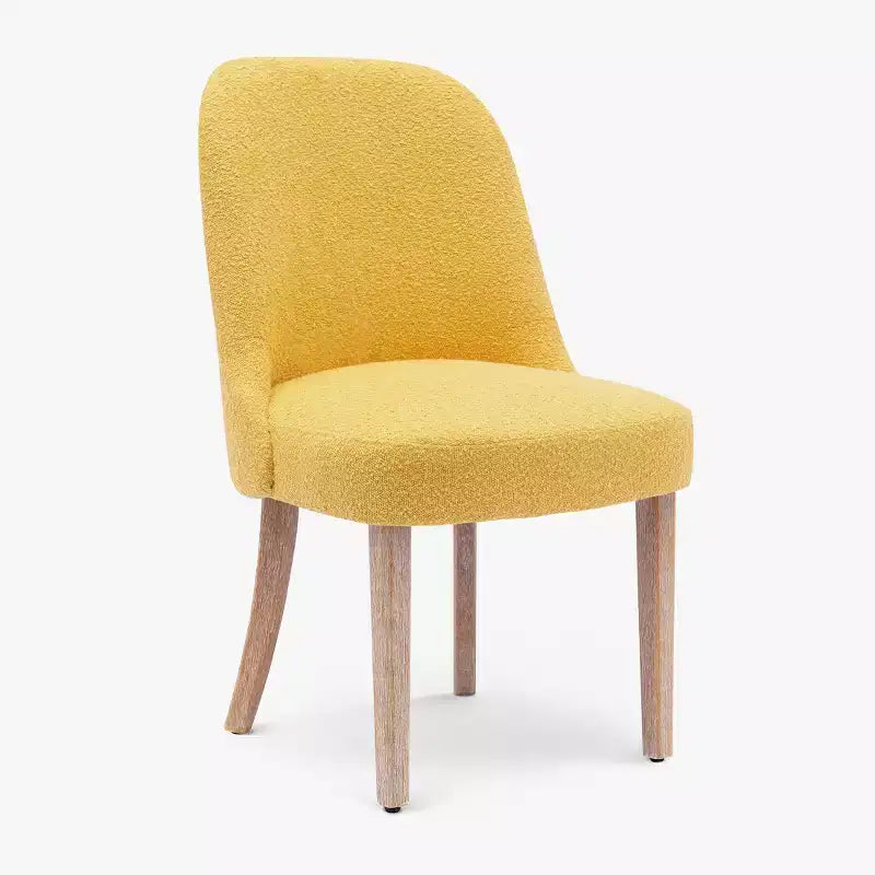 WestinTrends Mid-Century Modern Upholstered Boucle Dining Chair