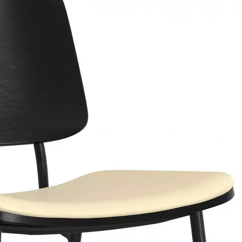 WyndenHall Set of 2 Renata Faux Leather Dining Chairs