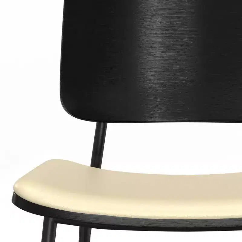 WyndenHall Set of 2 Renata Faux Leather Dining Chairs