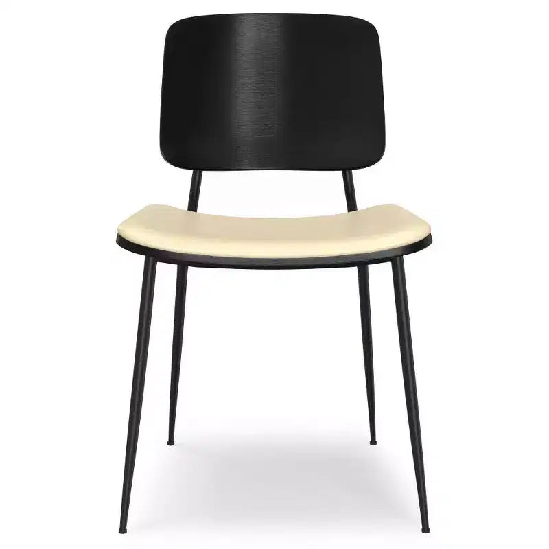 WyndenHall Set of 2 Renata Faux Leather Dining Chairs