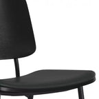 WyndenHall Set of 2 Renata Faux Leather Dining Chairs
