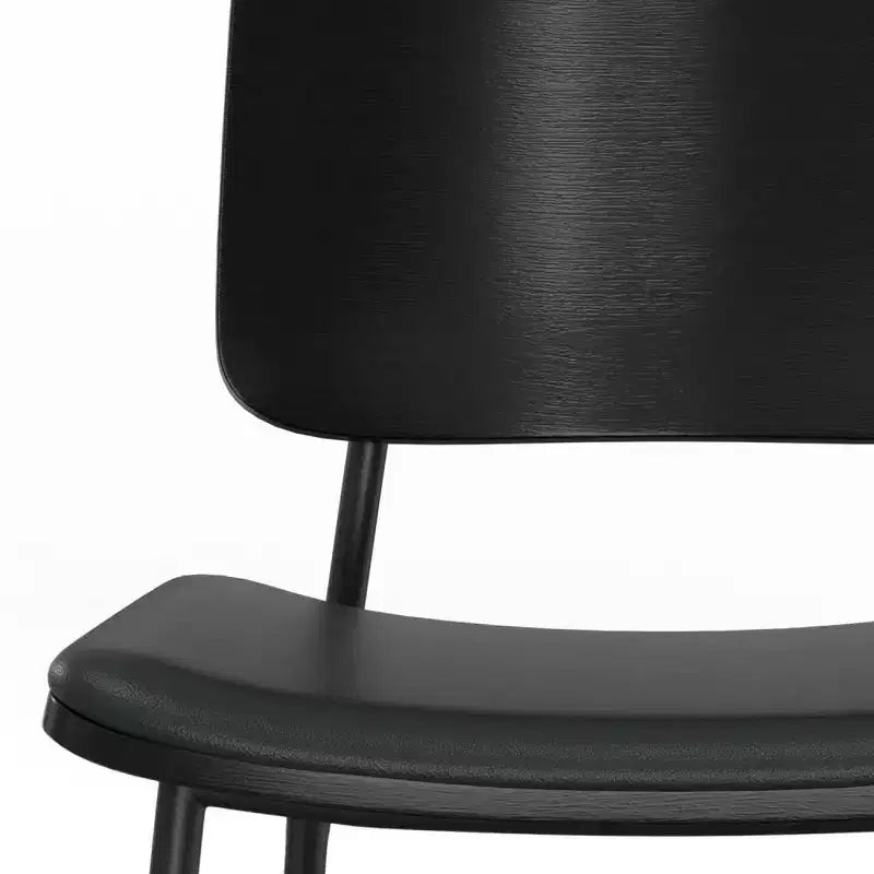 WyndenHall Set of 2 Renata Faux Leather Dining Chairs