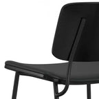 WyndenHall Set of 2 Renata Faux Leather Dining Chairs