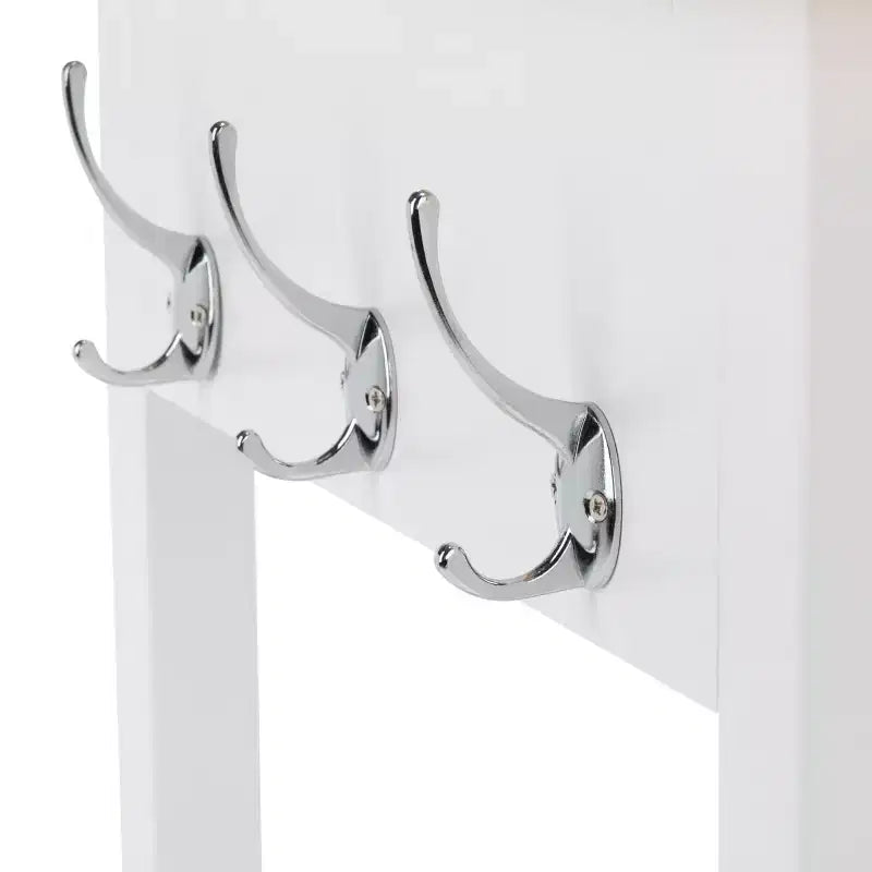 Kiko 2 Drawer 2 Shelf Kitchen Cart - KCH8704 - White/Natural - Safavieh