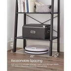 VASAGLE 4-Tier Ladder Shelf Bookshelf Bookcase Furniture Storage Rack Shelves