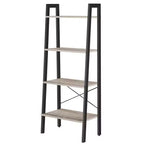 VASAGLE 4-Tier Ladder Shelf Bookshelf Bookcase Furniture Storage Rack Shelves