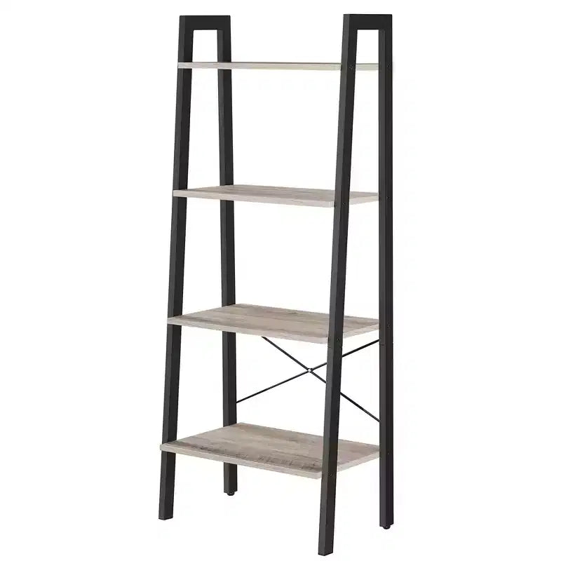 VASAGLE 4-Tier Ladder Shelf Bookshelf Bookcase Furniture Storage Rack Shelves