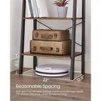 VASAGLE 4-Tier Ladder Shelf Bookshelf Bookcase Furniture Storage Rack Shelves