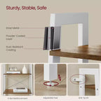 VASAGLE 4-Tier Ladder Shelf Bookshelf Bookcase Furniture Storage Rack Shelves