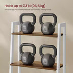 VASAGLE 4-Tier Ladder Shelf Bookshelf Bookcase Furniture Storage Rack Shelves