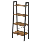 VASAGLE 4-Tier Ladder Shelf Bookshelf Bookcase Furniture Storage Rack Shelves