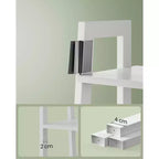 VASAGLE 4-Tier Ladder Shelf Bookshelf Bookcase Furniture Storage Rack Shelves