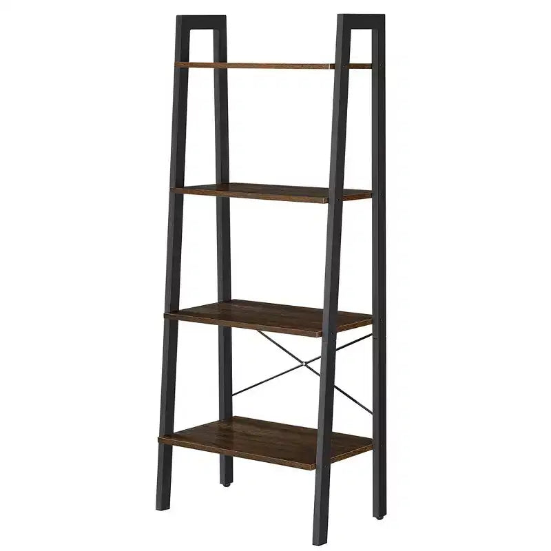VASAGLE 4-Tier Ladder Shelf Bookshelf Bookcase Furniture Storage Rack Shelves