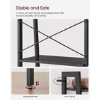 VASAGLE 4-Tier Ladder Shelf Bookshelf Bookcase Furniture Storage Rack Shelves
