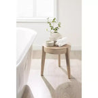 Kate and Laurel Vola Wood Side Table, 17x17x18, Natural