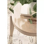Kate and Laurel Vola Wood Side Table, 17x17x18, Natural