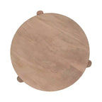 Kate and Laurel Vola Wood Side Table, 17x17x18, Natural