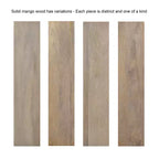 Kate and Laurel Vola Wood Side Table, 17x17x18, Natural