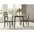 Signature Design by Ashley Gesthaven 2 Drop Leaf Dining Table, Green