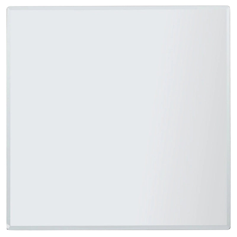 Tavolino d'appoggio con finitura a specchio, finitura completamente a specchio, 40,6 cm L x 40,6 cm P x 40,6 cm H, design salva-spazio