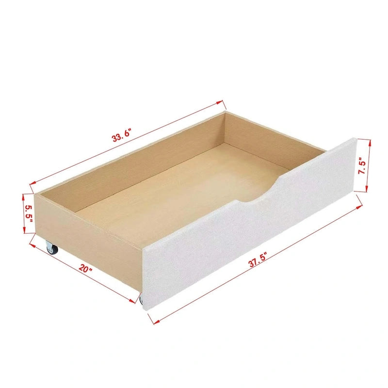 Divano Letto con Cassetti Imbottito Trapuntato