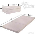 Milliard 4 Inch Premium Tri-fold Memory Foam Mattress