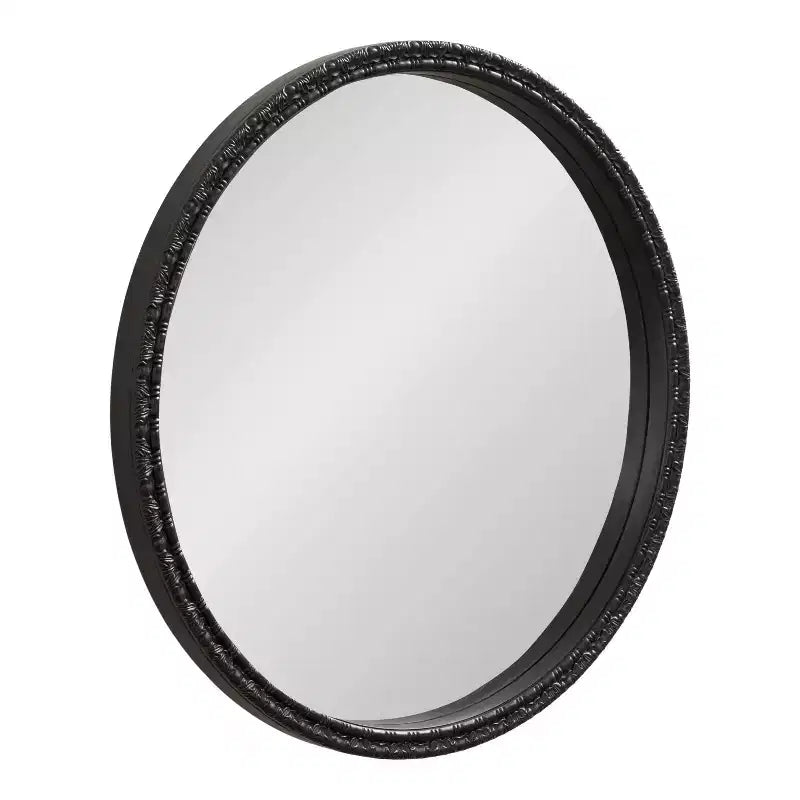 Kate & Laurel All Things Decor 30x30 Stallworth Decorative Round Mirror