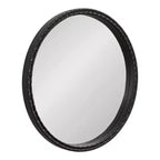 Kate & Laurel All Things Decor 30x30 Stallworth Decorative Round Mirror