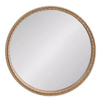 Kate & Laurel All Things Decor 30x30 Stallworth Decorative Round Mirror