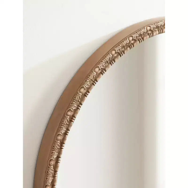 Kate & Laurel All Things Decor 30x30 Stallworth Decorative Round Mirror