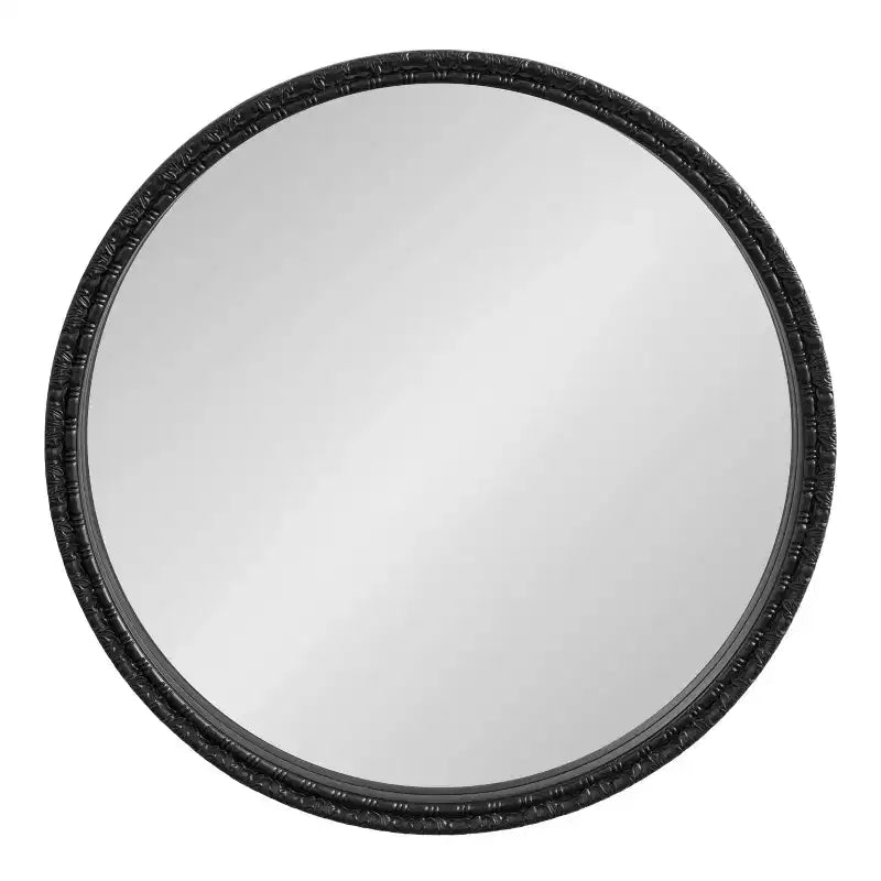 Kate & Laurel All Things Decor 30x30 Stallworth Decorative Round Mirror