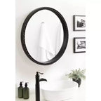 Kate & Laurel All Things Decor 30x30 Stallworth Decorative Round Mirror