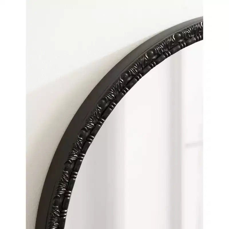 Kate & Laurel All Things Decor 30x30 Stallworth Decorative Round Mirror