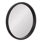 Kate & Laurel All Things Decor 30x30 Stallworth Decorative Round Mirror