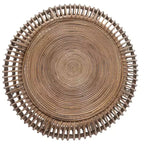 Christopher Knight Home Classic Dag Rustic Rattan Round Coffee Table, Natural