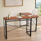 VECELO L-shaped Corner Computer Desk Home Office Writing Workstation, 59 inch Gaming Table