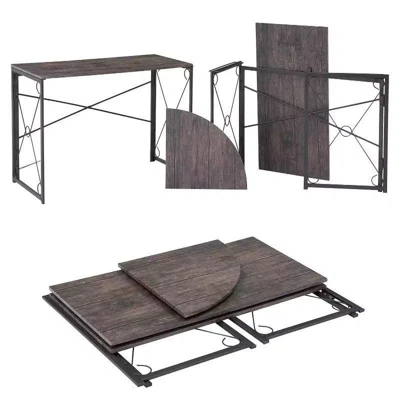 VECELO L-shaped Corner Computer Desk Home Office Writing Workstation, 59 inch Gaming Table