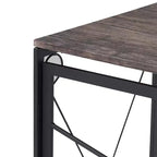 VECELO L-shaped Corner Computer Desk Home Office Writing Workstation, 59 inch Gaming Table