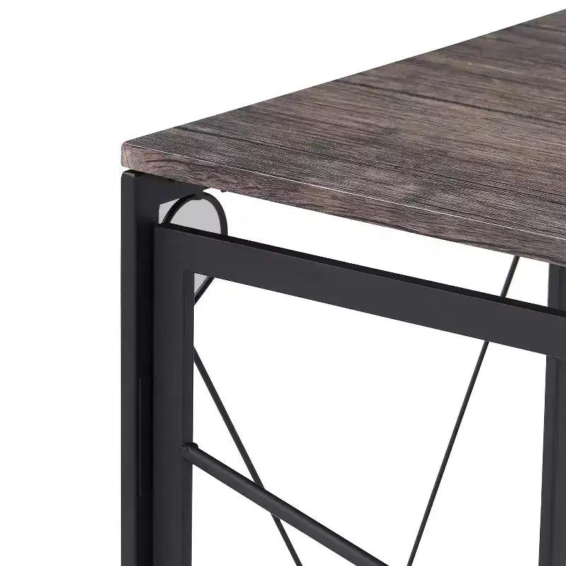 VECELO L-shaped Corner Computer Desk Home Office Writing Workstation, 59 inch Gaming Table