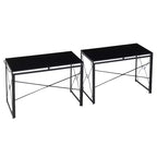 VECELO L-shaped Corner Computer Desk Home Office Writing Workstation, 59 inch Gaming Table
