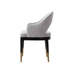 Manhattan Comfort Set of 2 Carrington Modern Velvet Upholstered Dining Armchairs